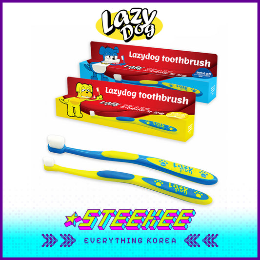 LazyDog微米级细软宠物护齿牙刷闪奇韩国4255