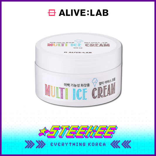 ALIVE:LAB冰川水多效冰霜急救面霜200ml闪奇韩国4266