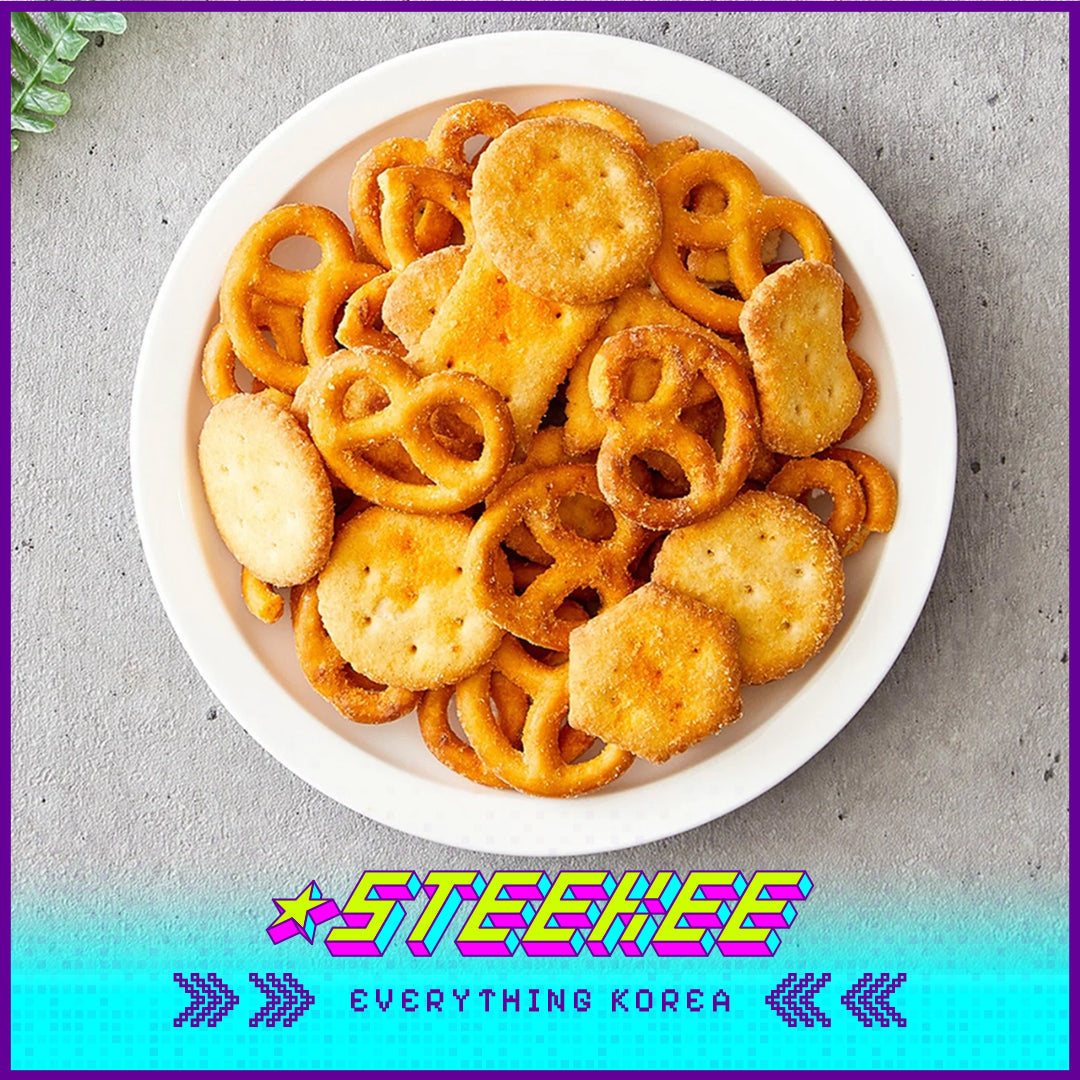 GOOD TODAY Mixed Pretzels Cheddar Cheese Flavor Mexican Taco Flavor 65g by Steekee Korea 4291