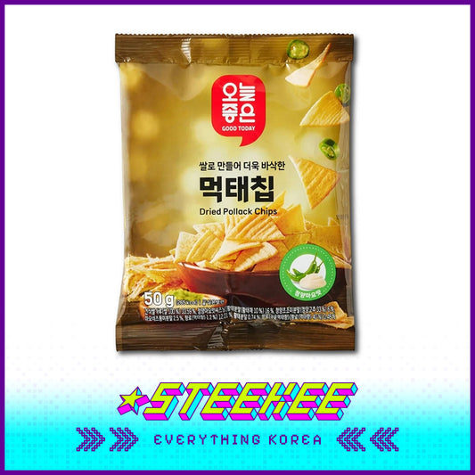 GOOD TODAY Dried Pollack Chips 50g by Steekee Korea 4295