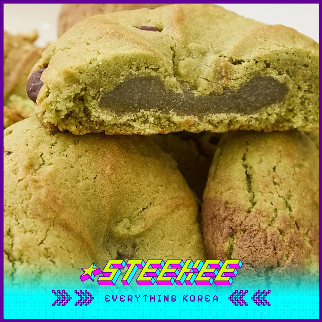 GOOD TODAY Green Tea Flavored Snack Combo Cookie Crispy Roll Popcorn Wafers by Steekee Korea 4296
