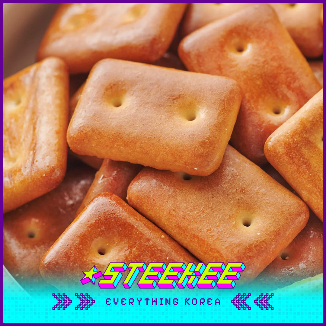 GOOD TODAY Fried Black Sesame Hardtack Crispy Bread Snack by Steekee Korea 4298