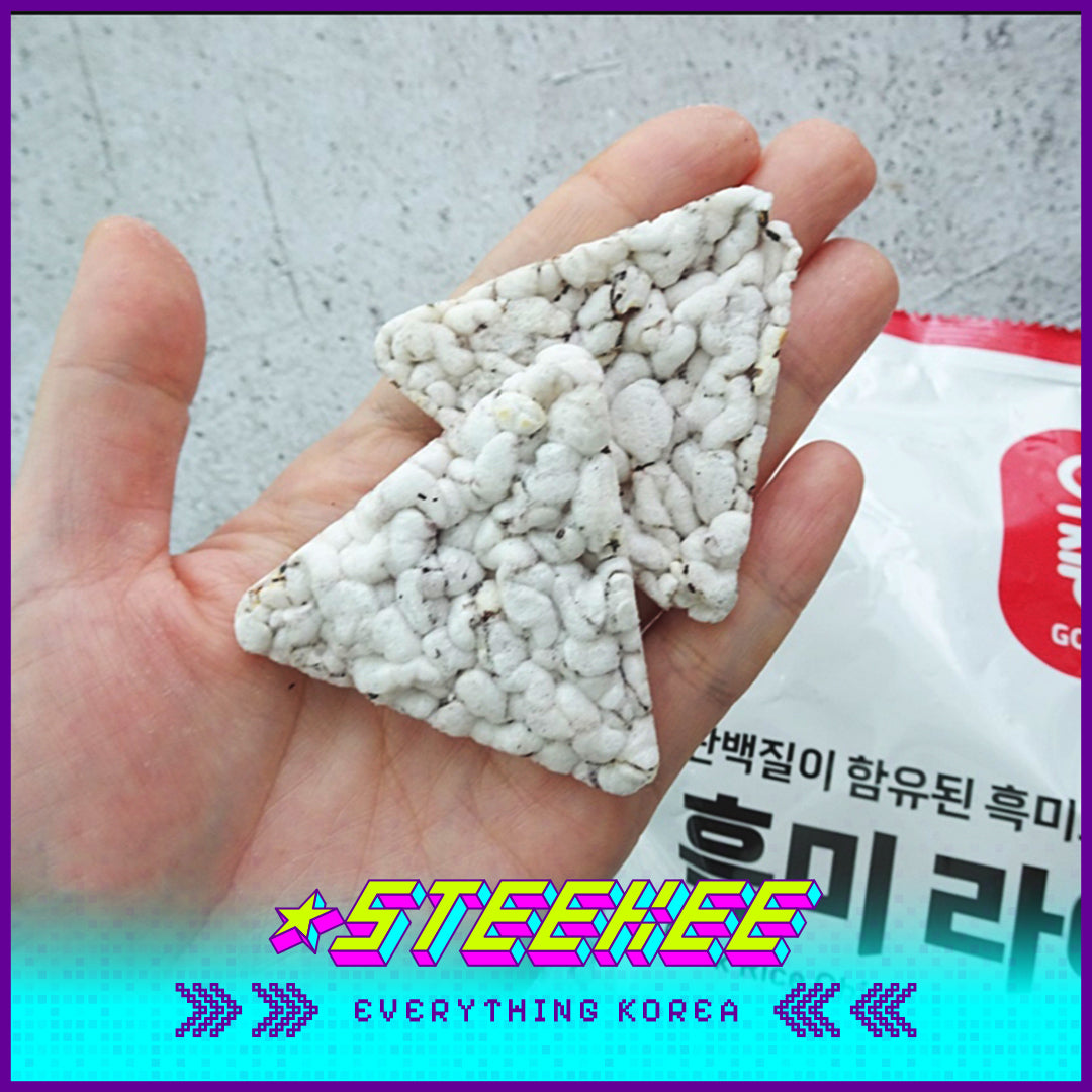 GOOD TODAY Black Rice Brown Rice Chip Cheese Risotto Snack 100g by Steekee Korea 4303