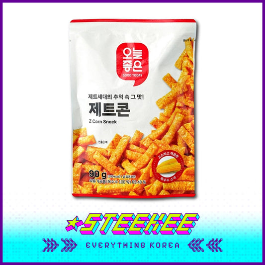 GOOD TODAY Spicy Corn Crisp Bars Snack 90g by Steekee Korea 4309