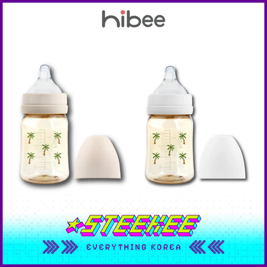 Hibee PPSU防胀气耐摔婴儿奶瓶夏季椰树版170ml闪奇韩国4311