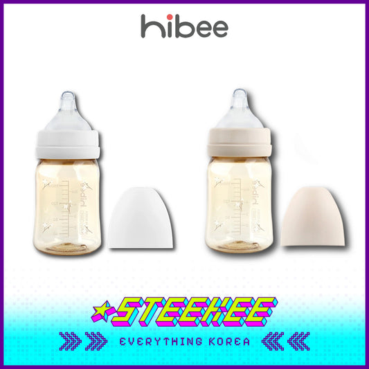 Hibee PPSU防胀气耐摔婴儿奶瓶棉花版170ml闪奇韩国4312