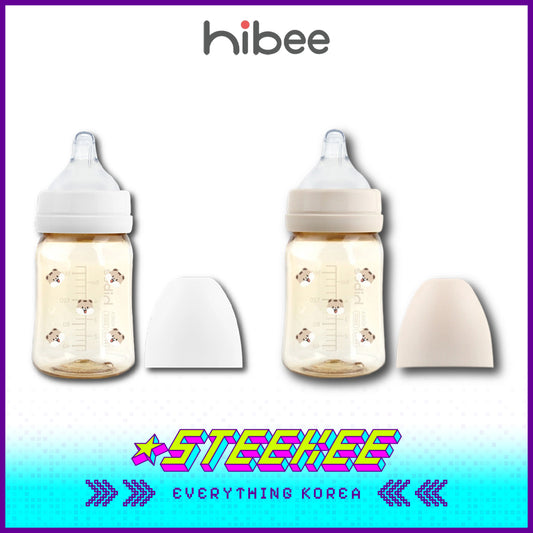 Hibee PPSU防胀气耐摔婴儿奶瓶松鼠版170ml闪奇韩国4314