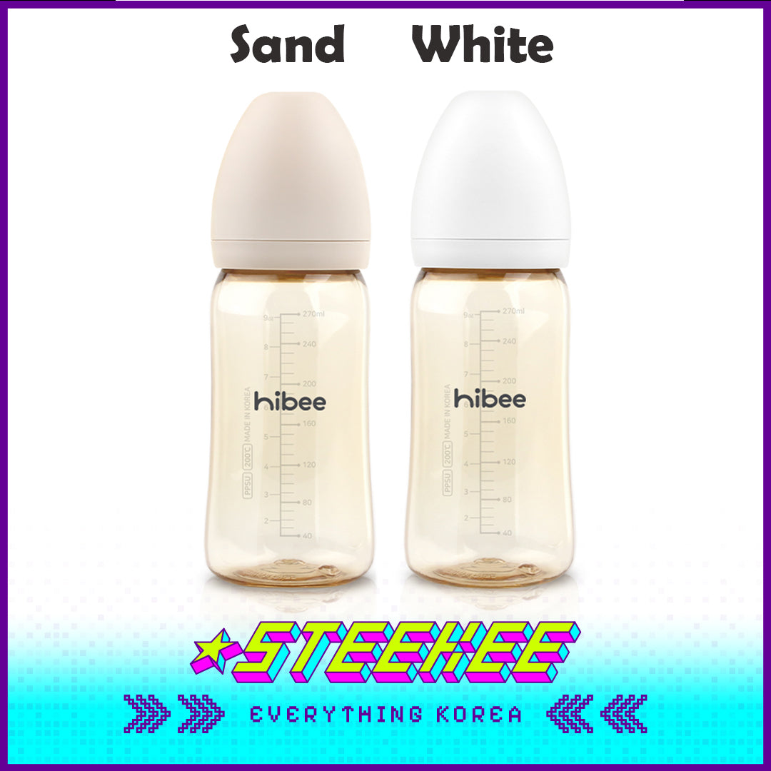 Hibee Eight Air Vents PPSU Anti-Colic BPA-free Baby Bottle Large Capacity 270ml by Steekee Korea 4316