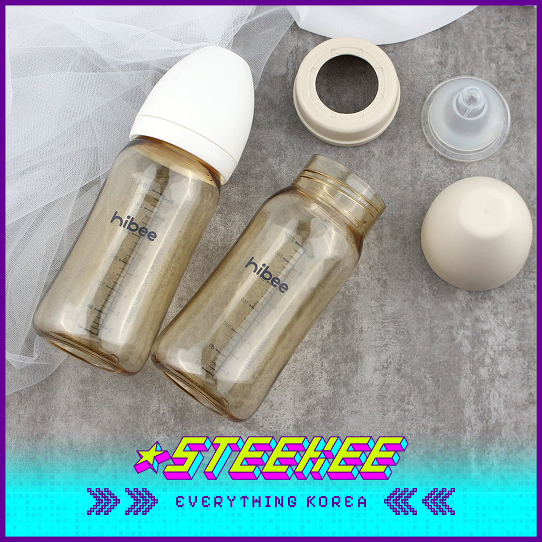 Hibee Eight Air Vents PPSU Anti-Colic BPA-free Baby Bottle Large Capacity 270ml by Steekee Korea 4316