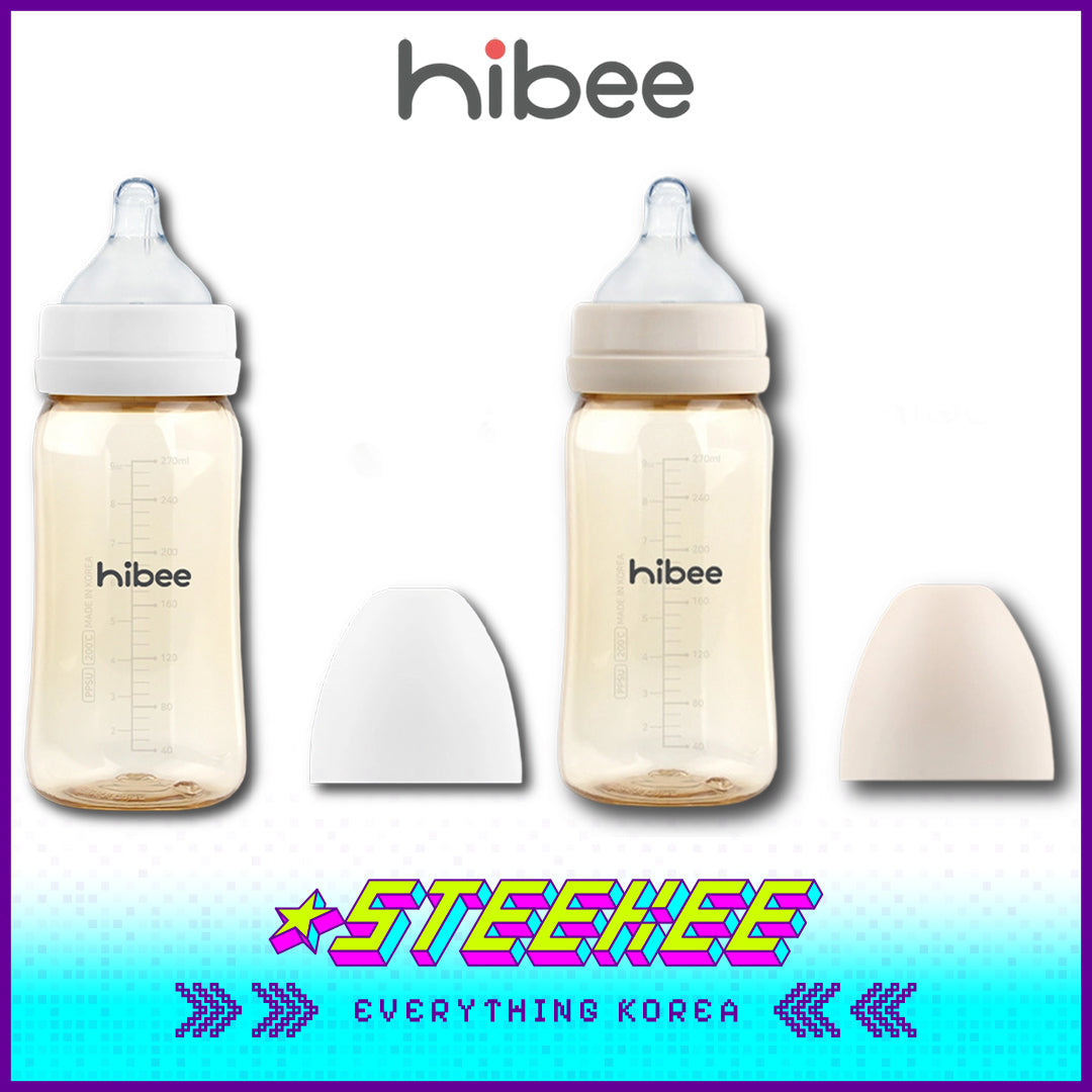 Hibee Eight Air Vents PPSU Anti-Colic BPA-free Baby Bottle Large Capacity 270ml by Steekee Korea 4316