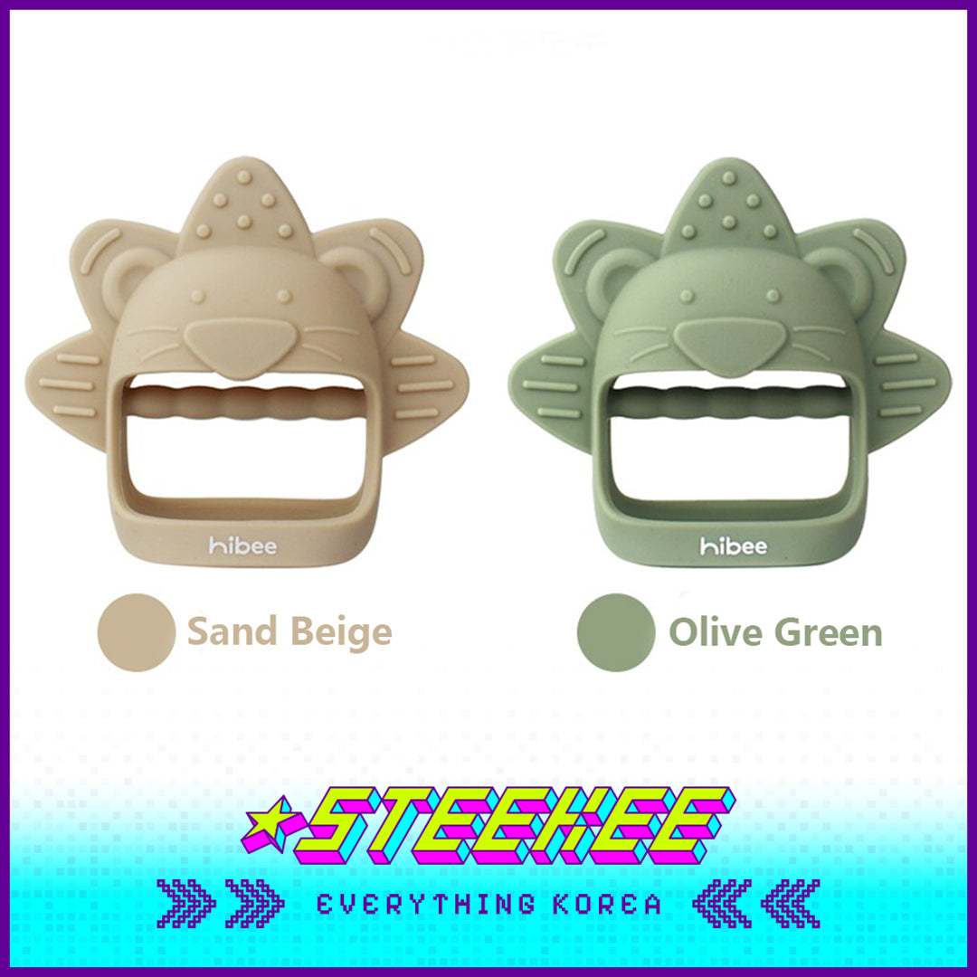 Hibee Lion Food Grade Silicone Wrist Claws Baby KIds Pacifier Teether Soft Toys by Steekee Korea 4324