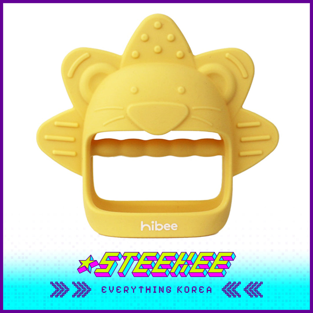 Hibee Lion Food Grade Silicone Wrist Claws Baby KIds Pacifier Teether Soft Toys by Steekee Korea 4324