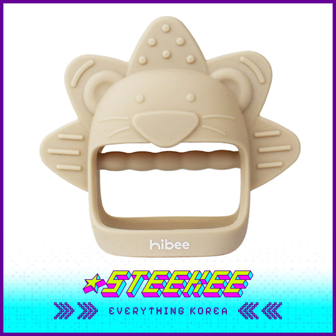 Hibee Lion Food Grade Silicone Wrist Claws Baby KIds Pacifier Teether Soft Toys by Steekee Korea 4324