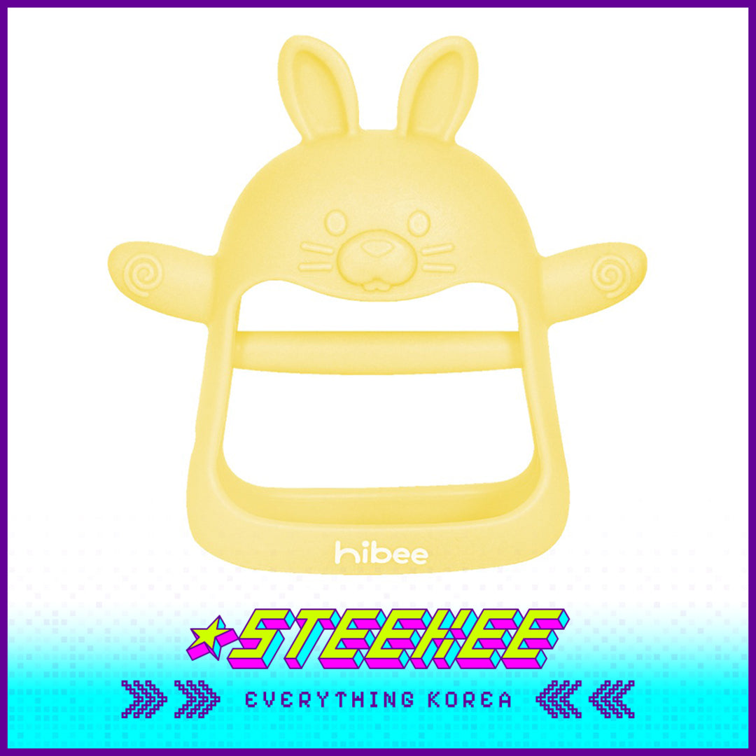 Hibee Rabbit Food Grade Silicone Wrist Claws Baby Kids Pacifier Teether Soft Toys by Steekee Korea 4325