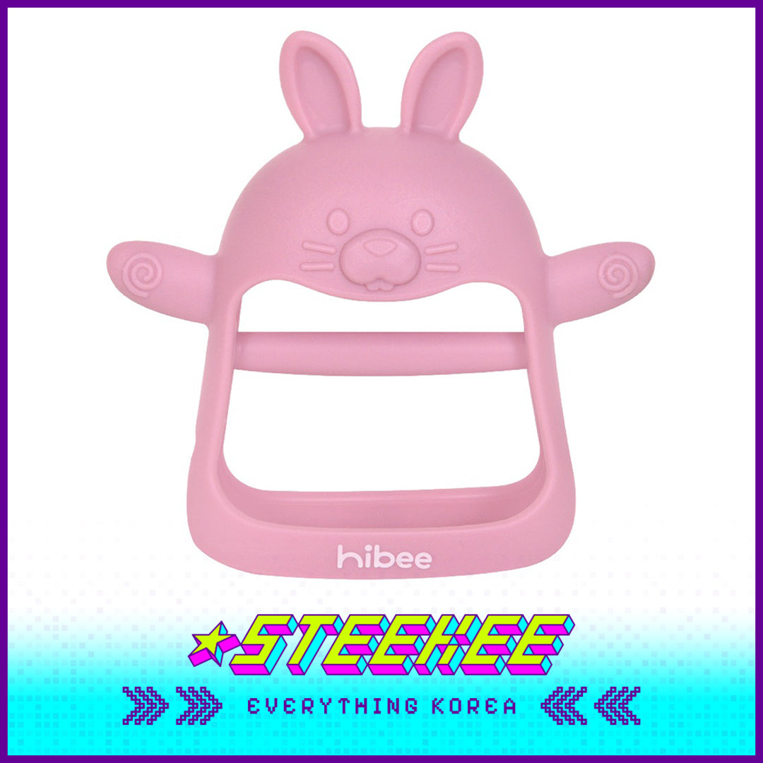 Hibee Rabbit Food Grade Silicone Wrist Claws Baby Kids Pacifier Teether Soft Toys by Steekee Korea 4325