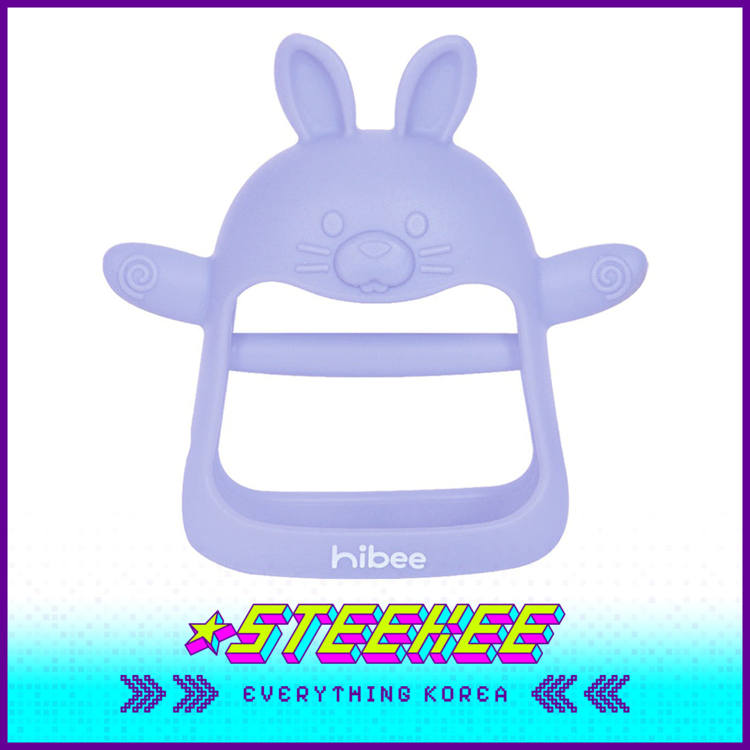 Hibee Rabbit Food Grade Silicone Wrist Claws Baby Kids Pacifier Teether Soft Toys by Steekee Korea 4325