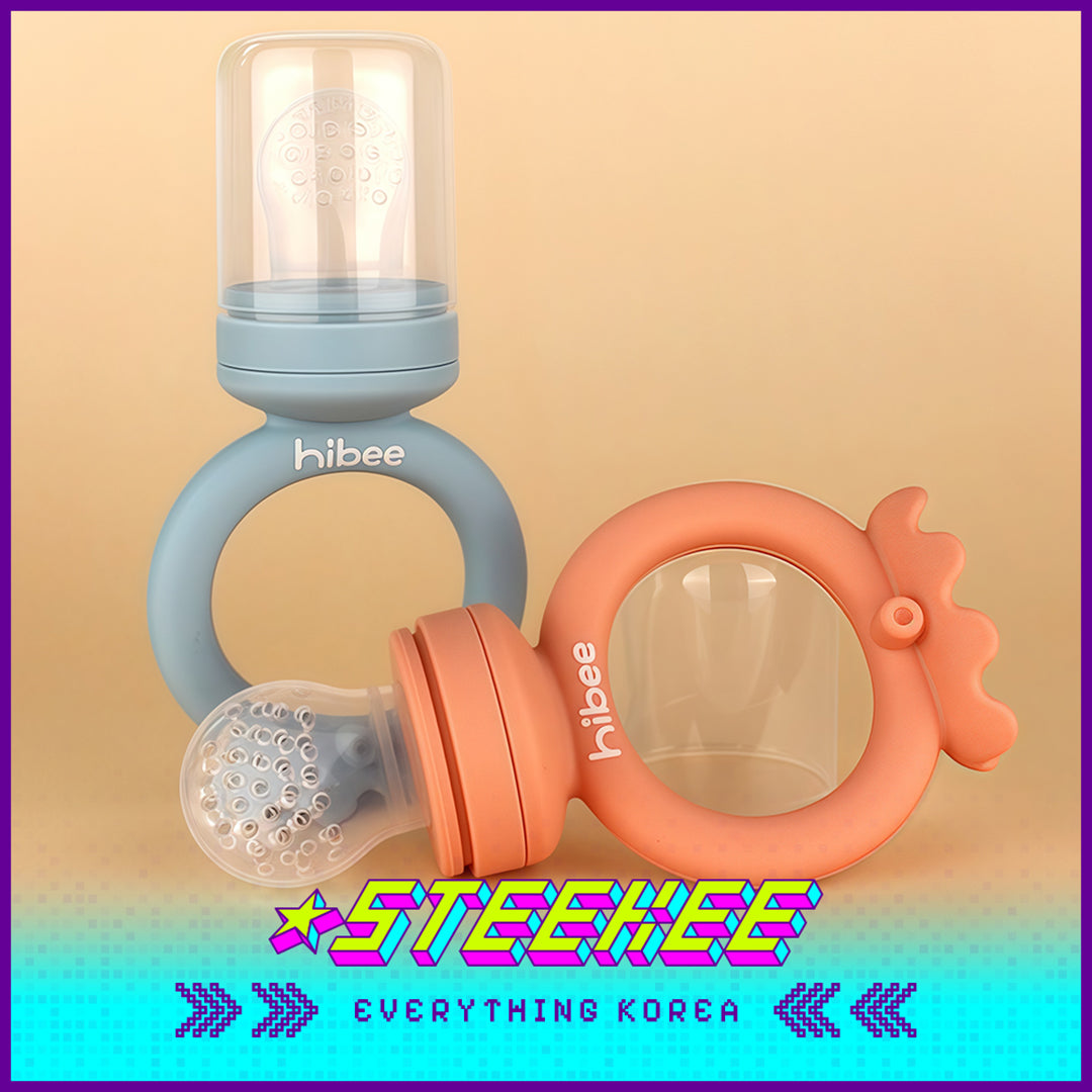 Hibee Octopus Food Grade Baby Kids Silicone Fruit Juice Teether Chewing Toy Nipple Pacifier Feeder by Steekee Korea 4326