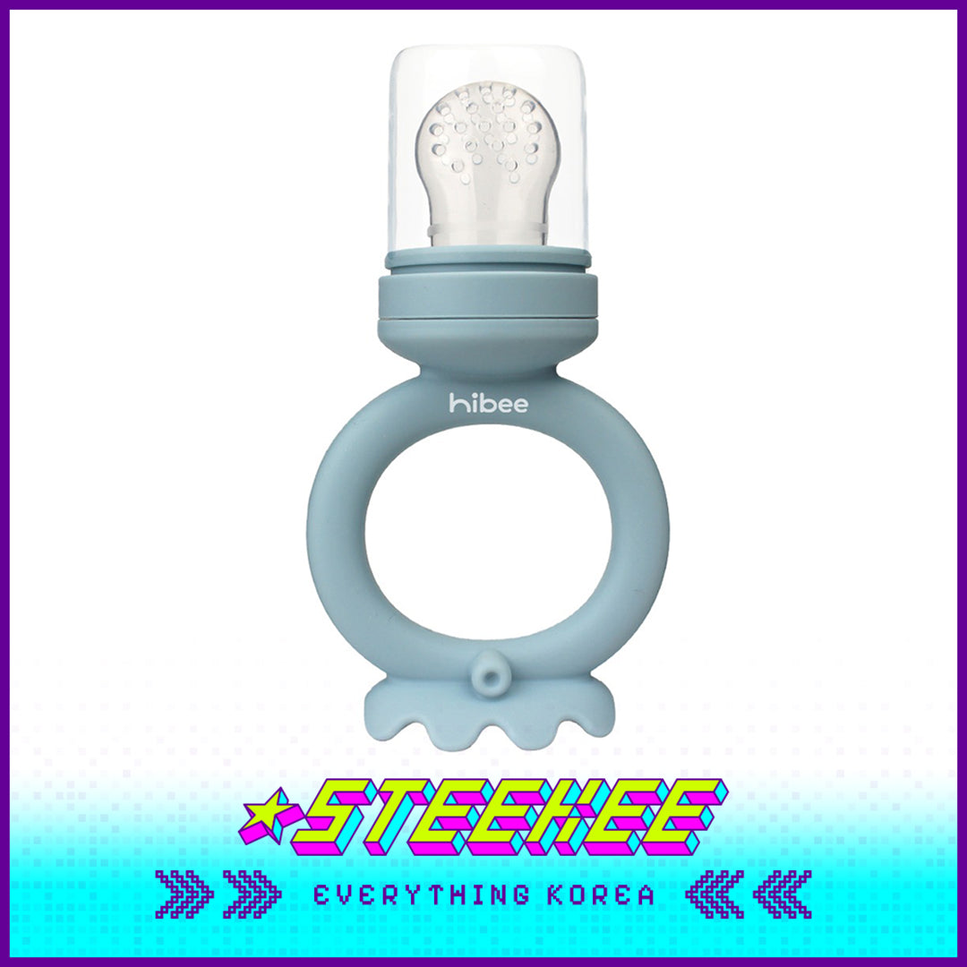 Hibee Octopus Food Grade Baby Kids Silicone Fruit Juice Teether Chewing Toy Nipple Pacifier Feeder by Steekee Korea 4326