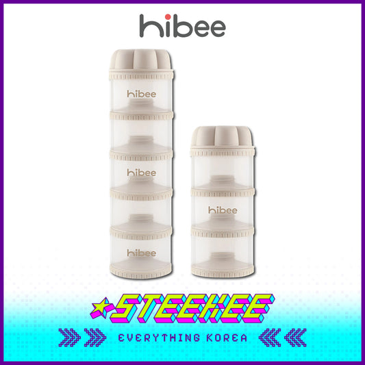 Hibee多层抗菌便携分装奶粉盒闪奇韩国4329