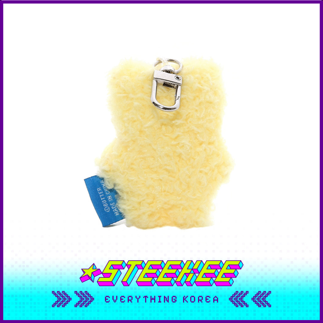 BUTTER SHOP Cute Plush Toy Mini Keyring Keychain by Steekee Korea 4333
