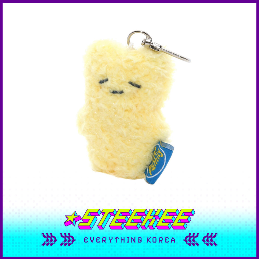 BUTTER SHOP Cute Plush Toy Mini Keyring Keychain by Steekee Korea 4333