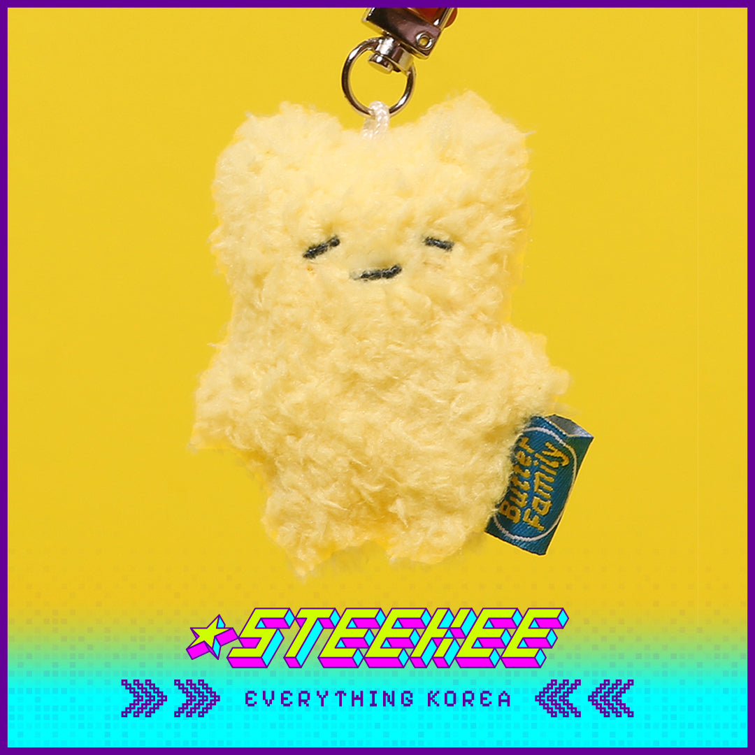 BUTTER SHOP Cute Plush Toy Mini Keyring Keychain by Steekee Korea 4333