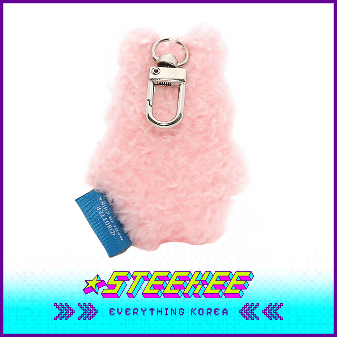 BUTTER SHOP Cute Plush Toy Mini Keyring Keychain by Steekee Korea 4333