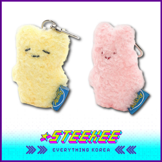 BUTTER SHOP小熊小兔可爱毛绒钥匙扣挂饰闪奇韩国4333