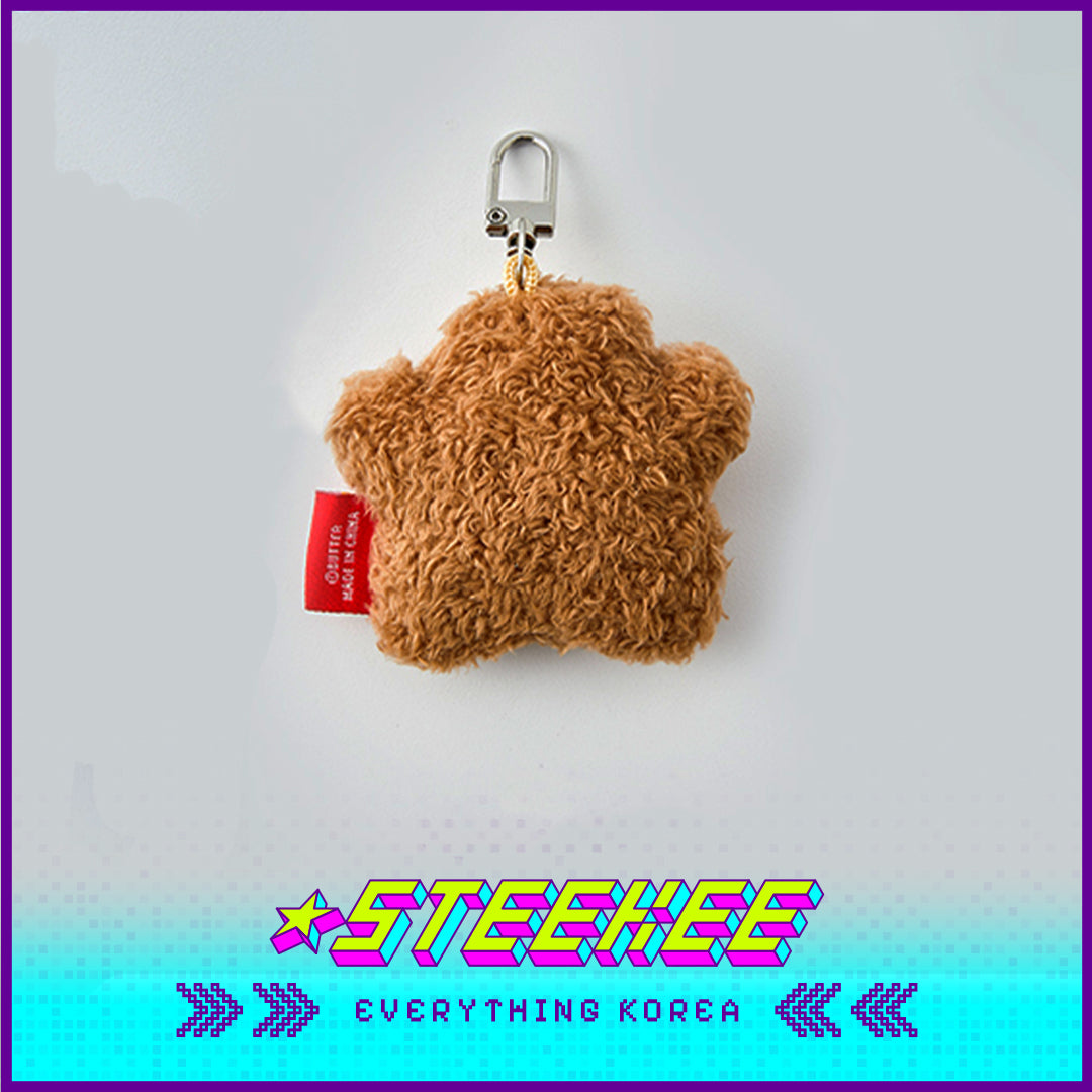 BUTTER SHOP Butter Bear Cute Plush Toy Keychain Keyring by Steekee Korea 4334