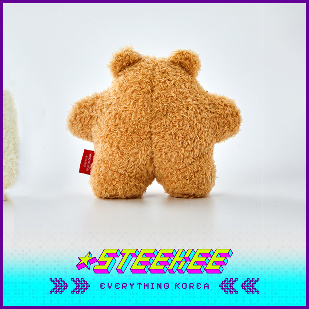 BUTTER SHOP Butter Bear Standing Plush Toy Doll by Steekee Korea 4337