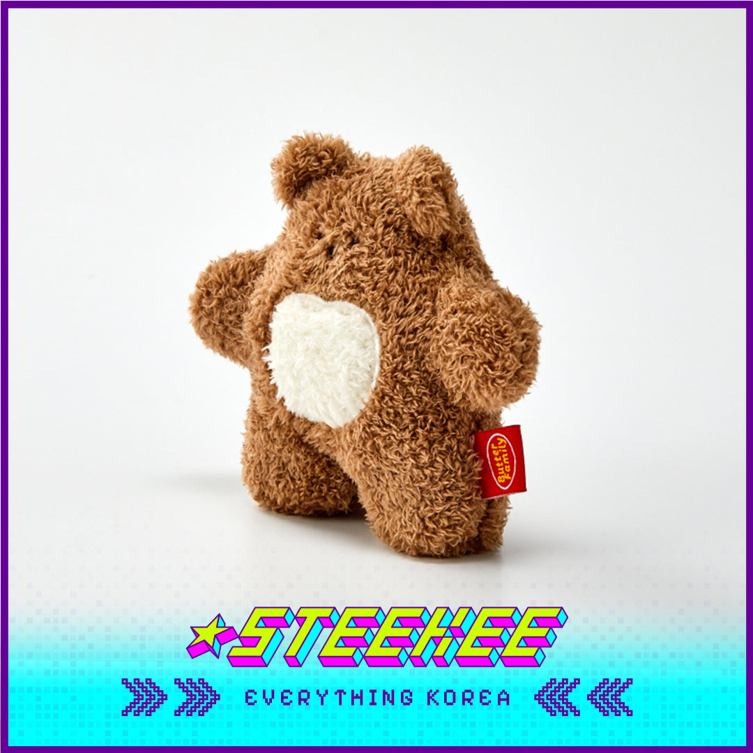 BUTTER SHOP Butter Bear Standing Plush Toy Doll by Steekee Korea 4337