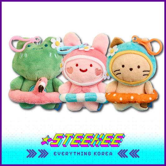 BUTTER SHOP夏日毛绒钥匙扣挂件闪奇韩国4338