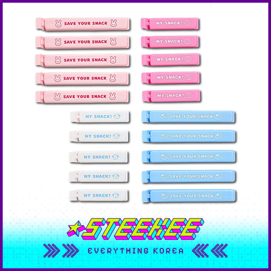 BUTTER SHOP黄油家族食品袋密封夹零食封口夹10件套闪奇韩国4348