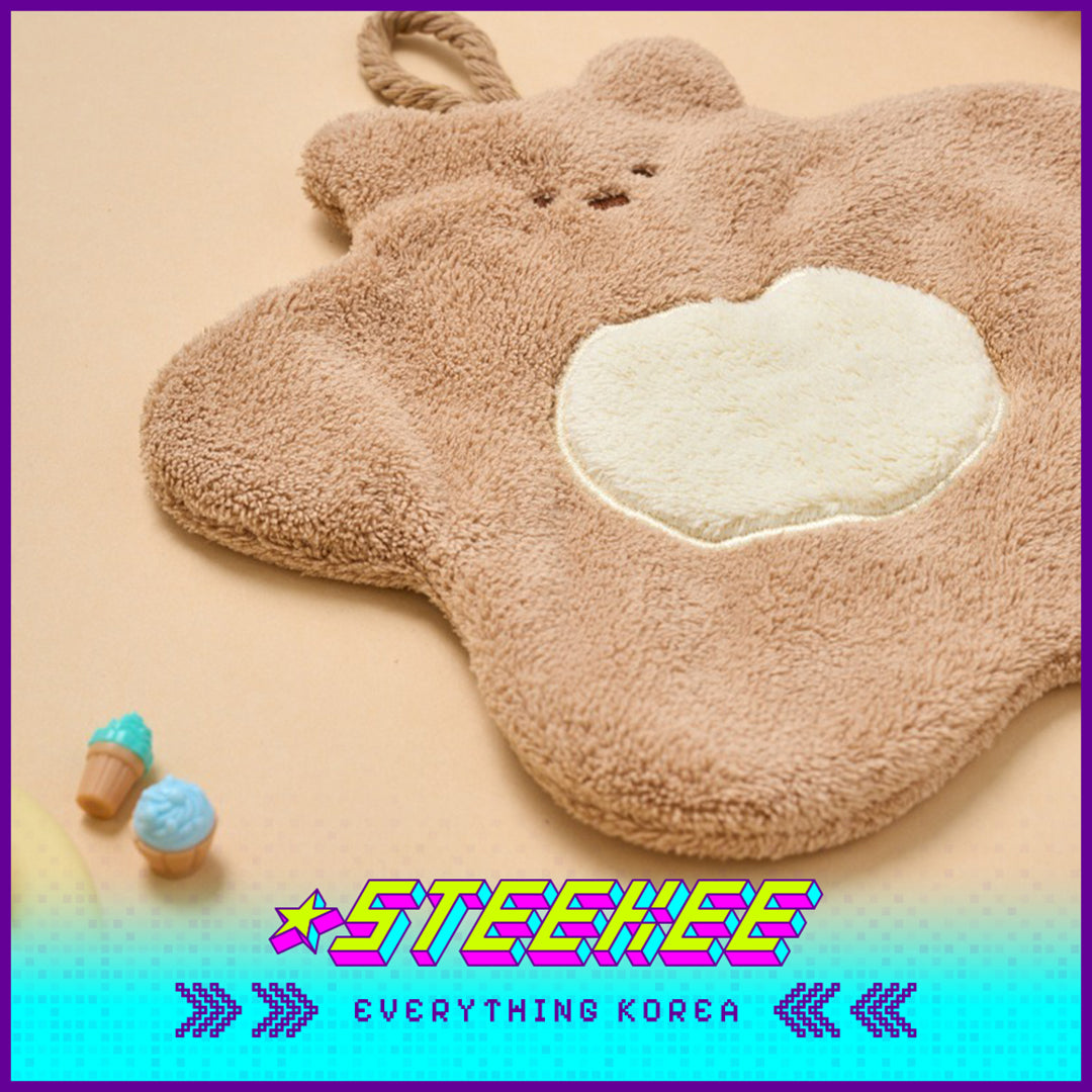BUTTER SHOP Butter Family Soft Kitchen Bathroom Absorbent Cleaning Hand Towel by Steekee Korea 4351