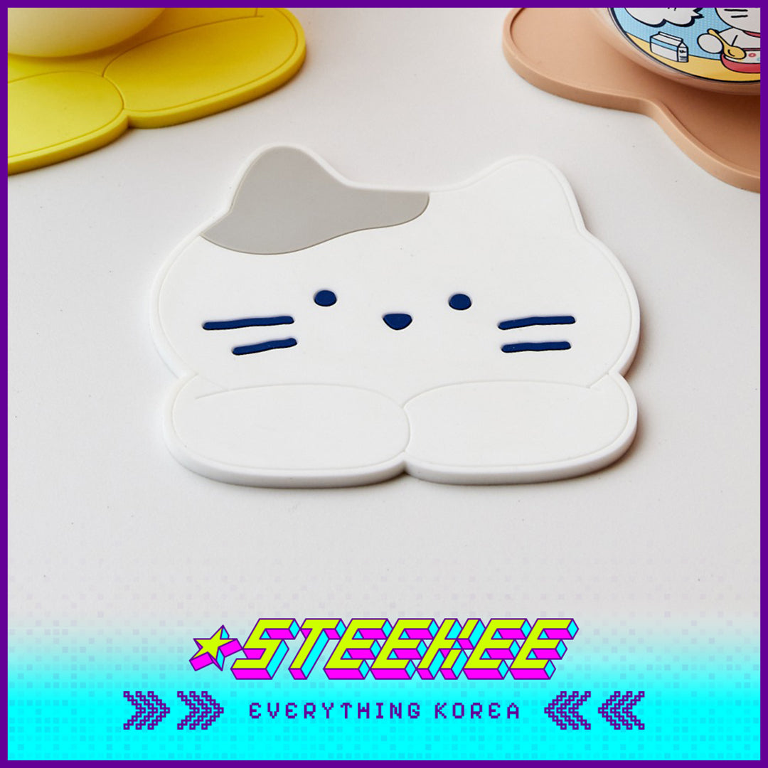 BUTTER SHOP Butter Family Waterproof Anti-Scalding Insulation PVC Coaster by Steekee Korea 4353