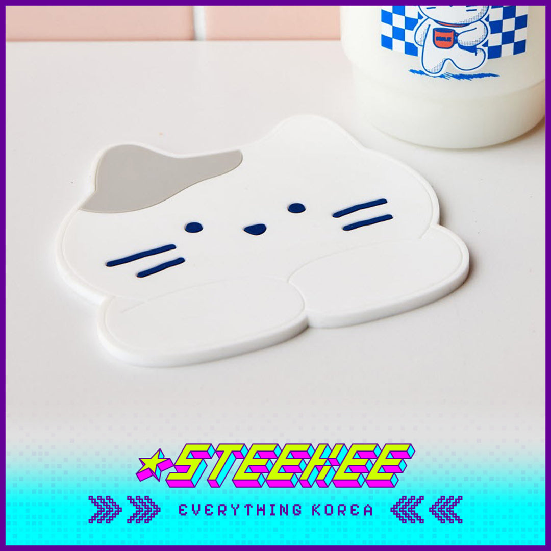 BUTTER SHOP Butter Family Waterproof Anti-Scalding Insulation PVC Coaster by Steekee Korea 4353