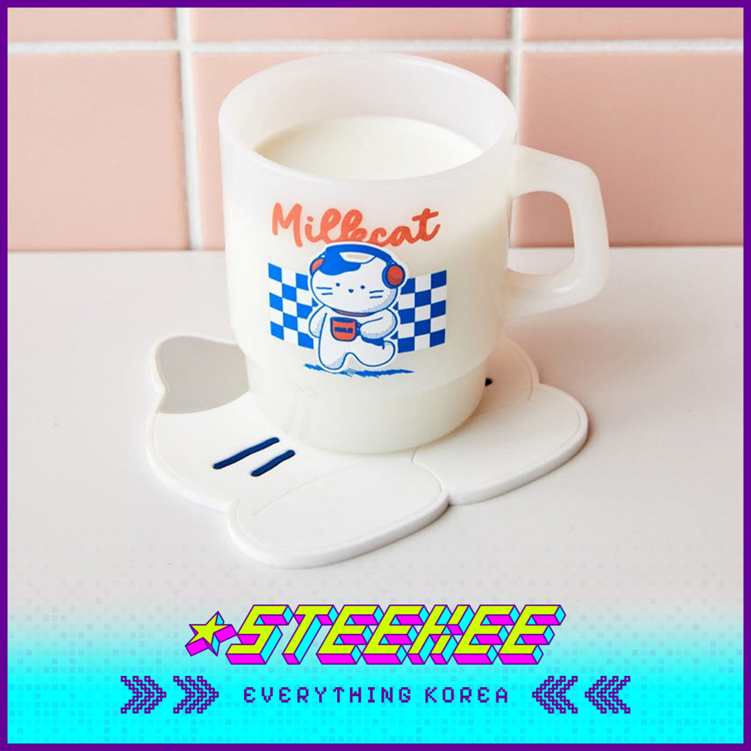 BUTTER SHOP Butter Family Waterproof Anti-Scalding Insulation PVC Coaster by Steekee Korea 4353