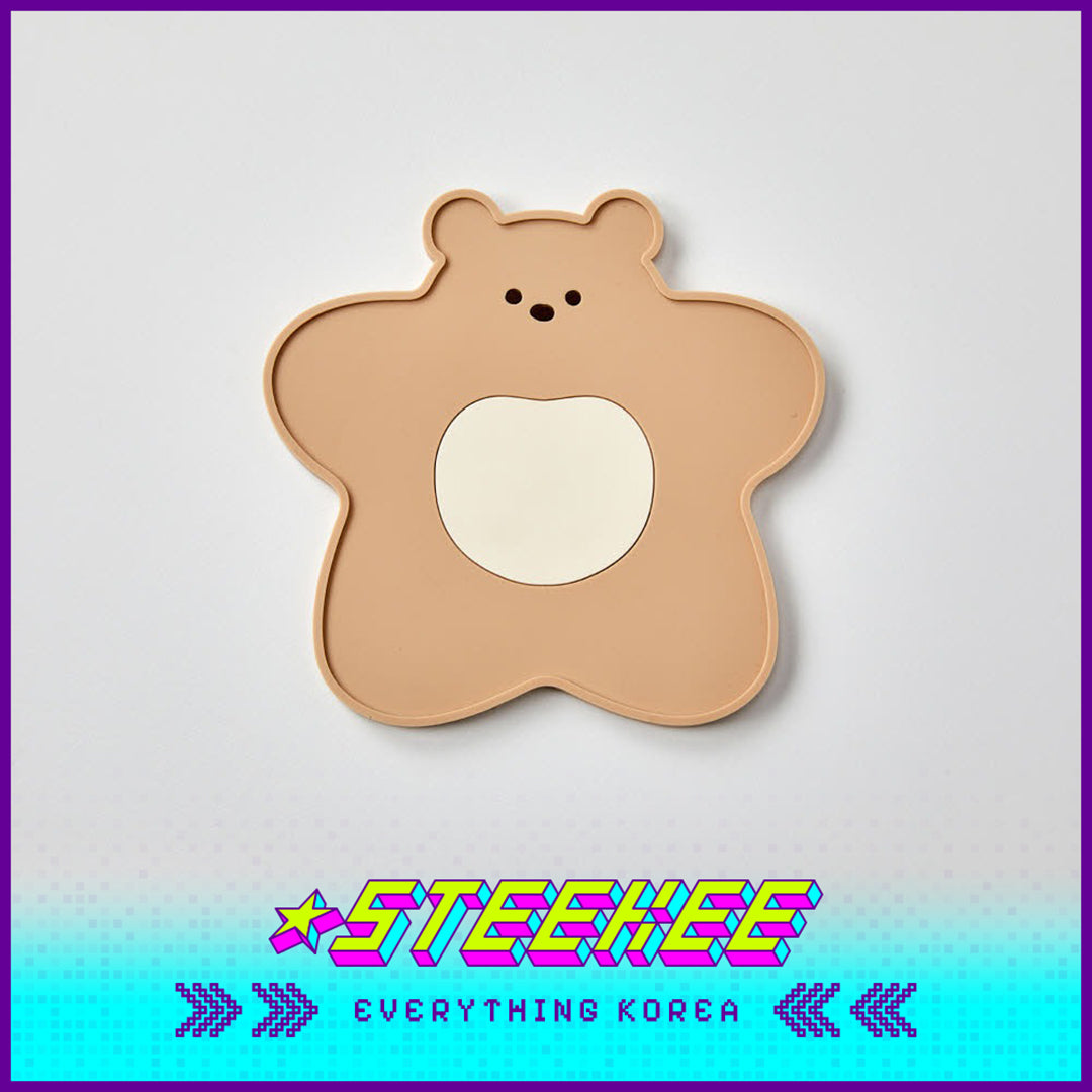 BUTTER SHOP Butter Family Waterproof Anti-Scalding Insulation PVC Coaster by Steekee Korea 4353