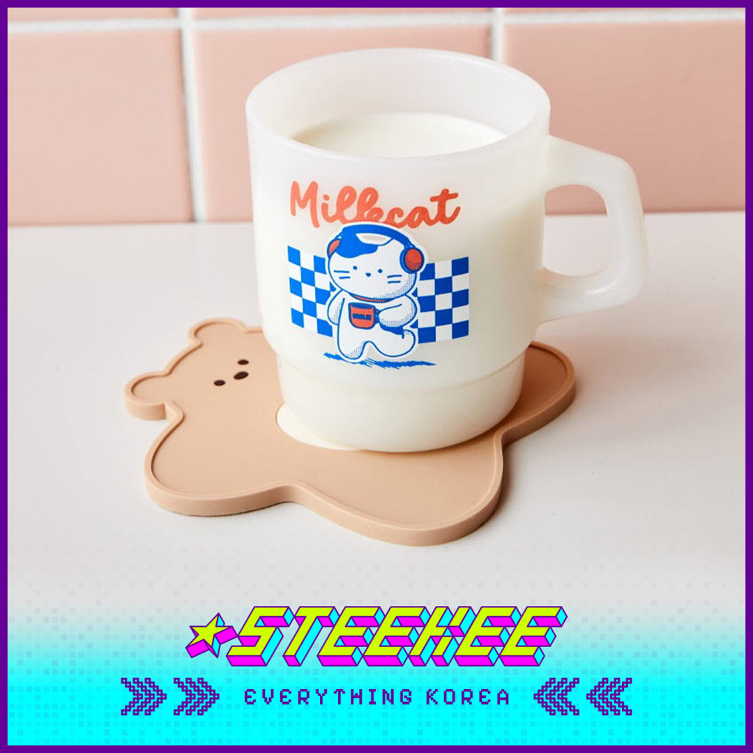BUTTER SHOP Butter Family Waterproof Anti-Scalding Insulation PVC Coaster by Steekee Korea 4353