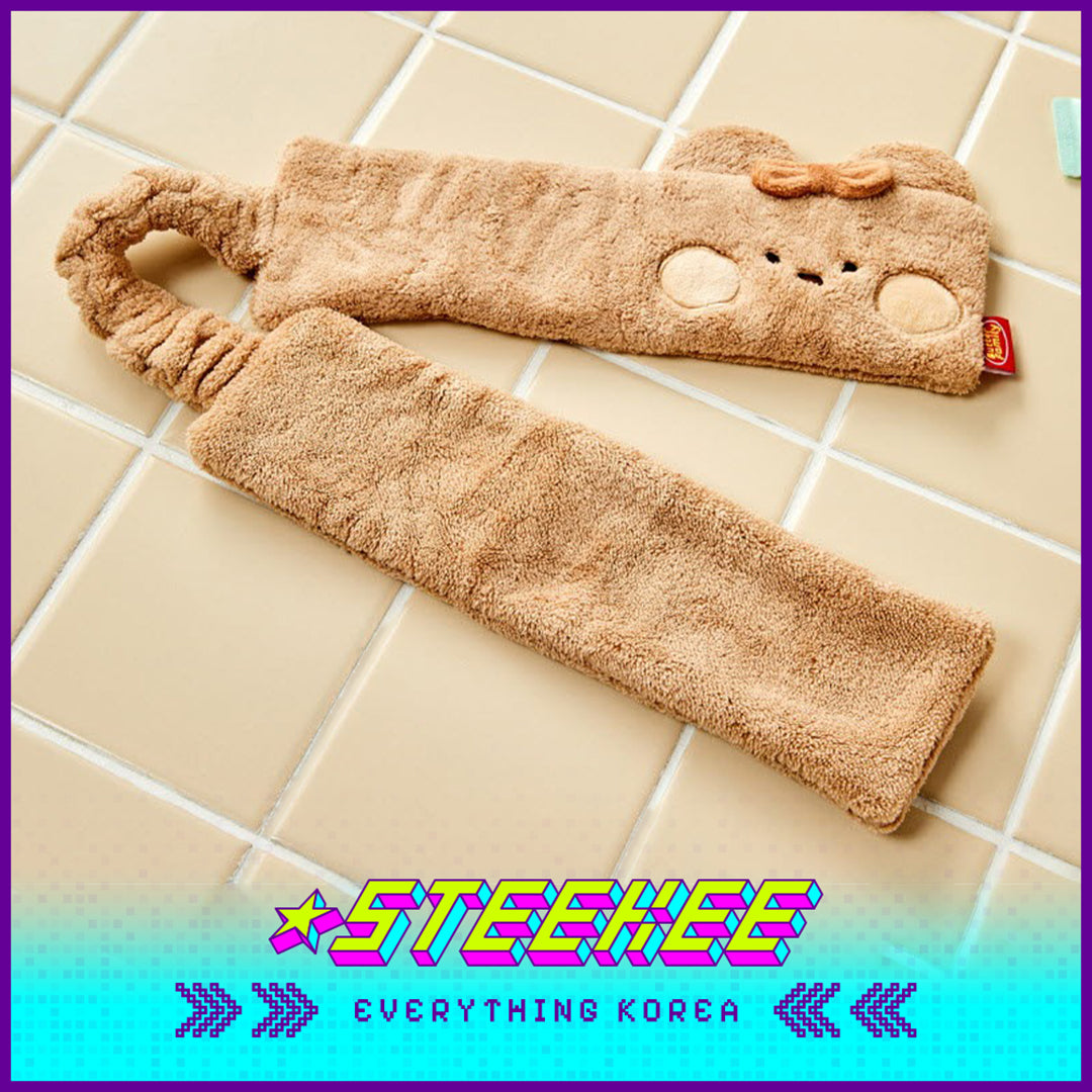BUTTER SHOP Butter Family Cute Washing and Makeup Velcro Hairband by Steekee Korea 4357
