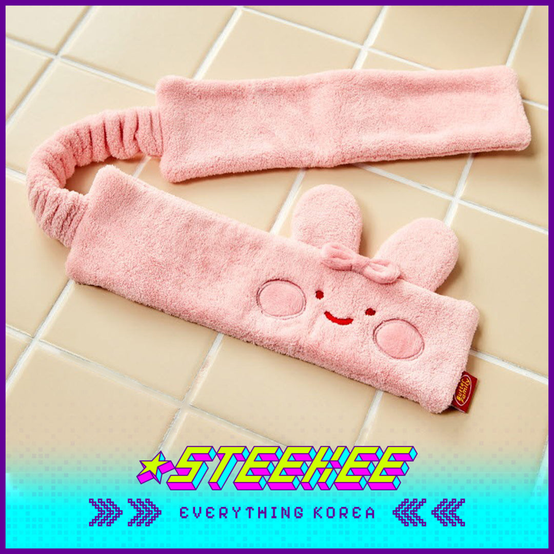 BUTTER SHOP Butter Family Cute Washing and Makeup Velcro Hairband by Steekee Korea 4357