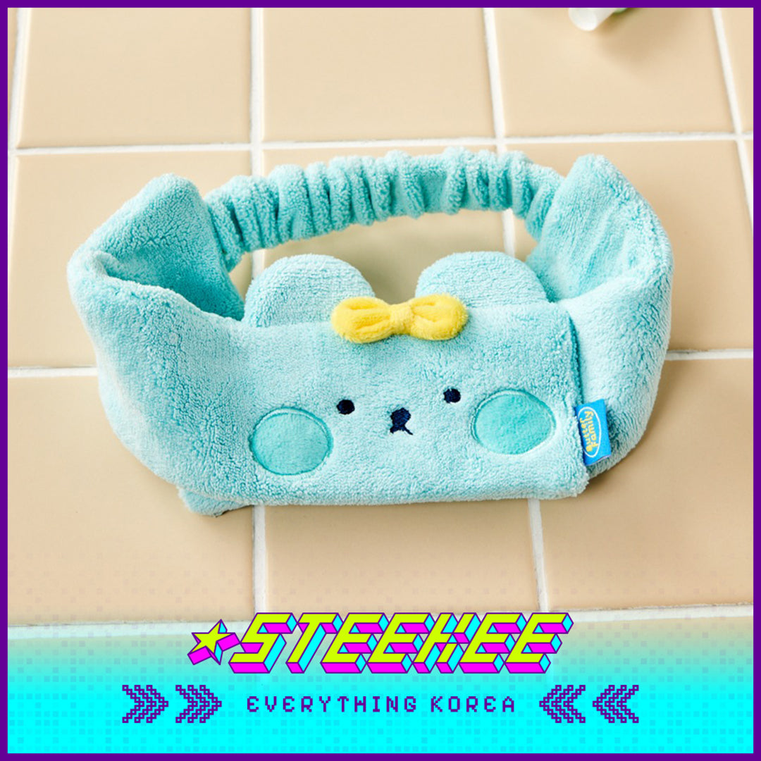 BUTTER SHOP Butter Family Cute Washing and Makeup Velcro Hairband by Steekee Korea 4357