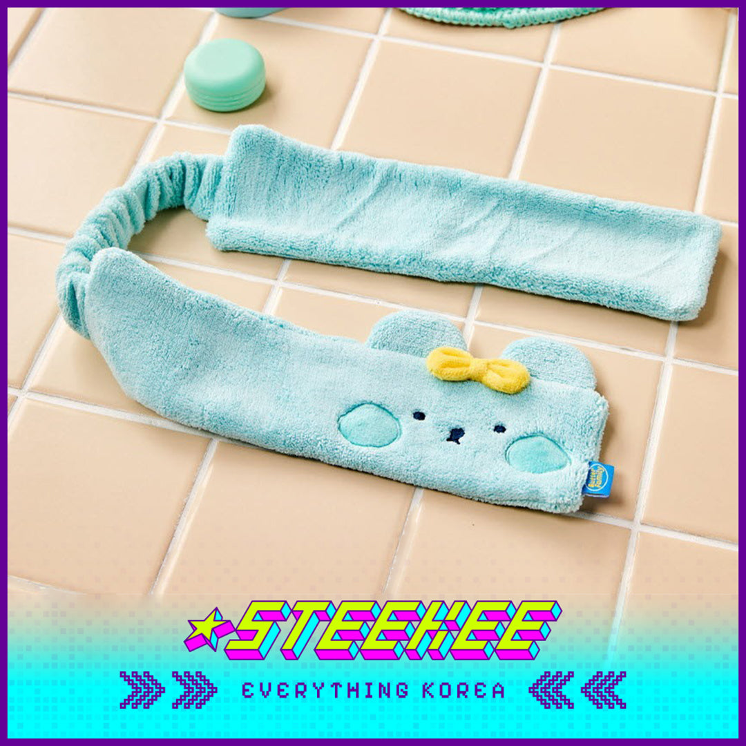 BUTTER SHOP Butter Family Cute Washing and Makeup Velcro Hairband by Steekee Korea 4357