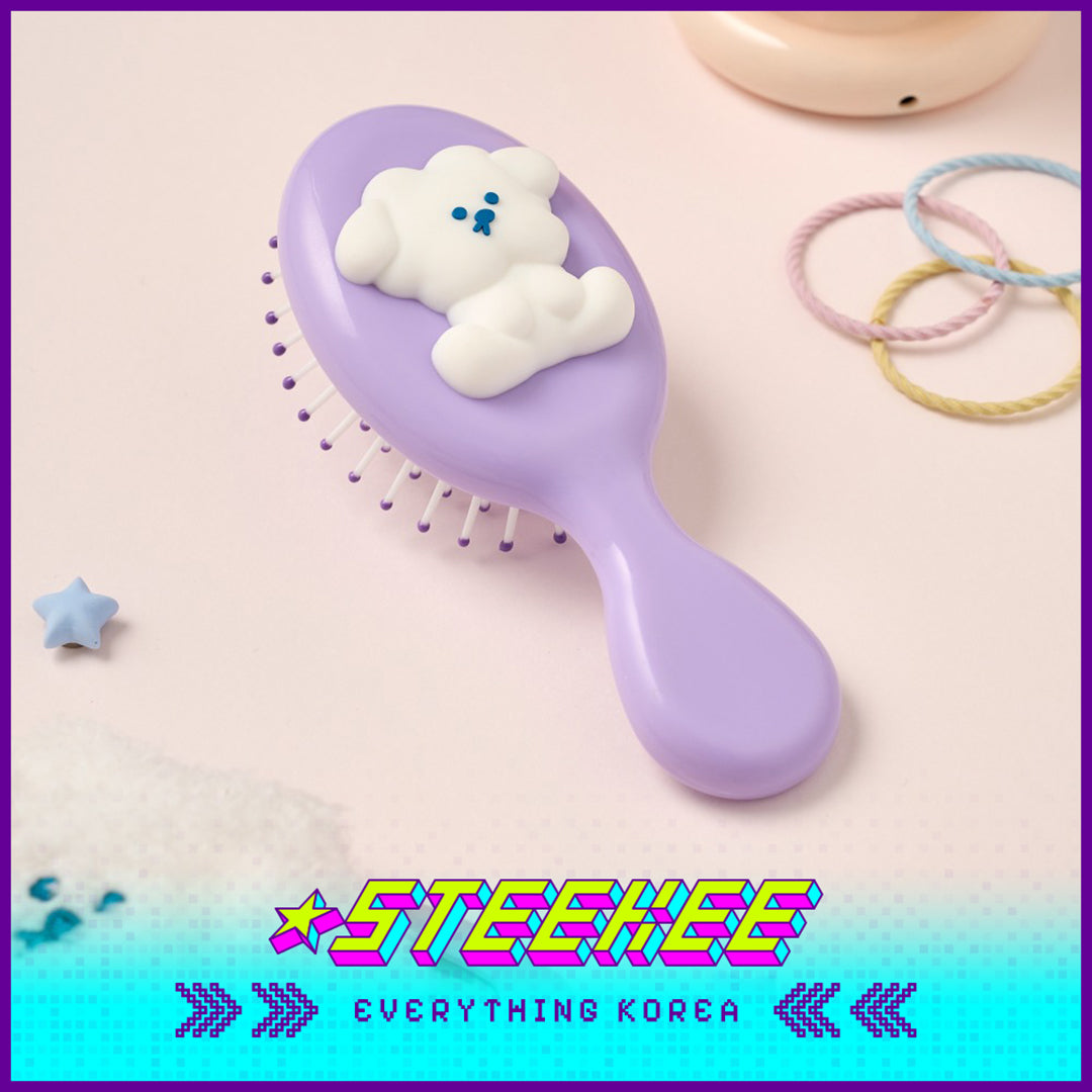 BUTTER SHOP Cute Portable Mini Hairbrush Comb by Steekee Korea 4358
