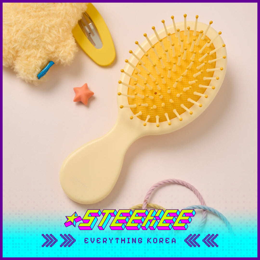 BUTTER SHOP Cute Portable Mini Hairbrush Comb by Steekee Korea 4358