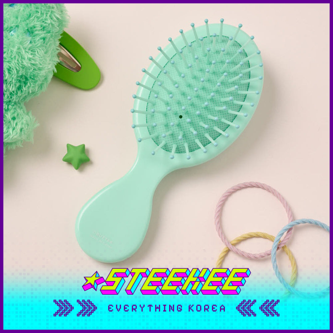 BUTTER SHOP Cute Portable Mini Hairbrush Comb by Steekee Korea 4358