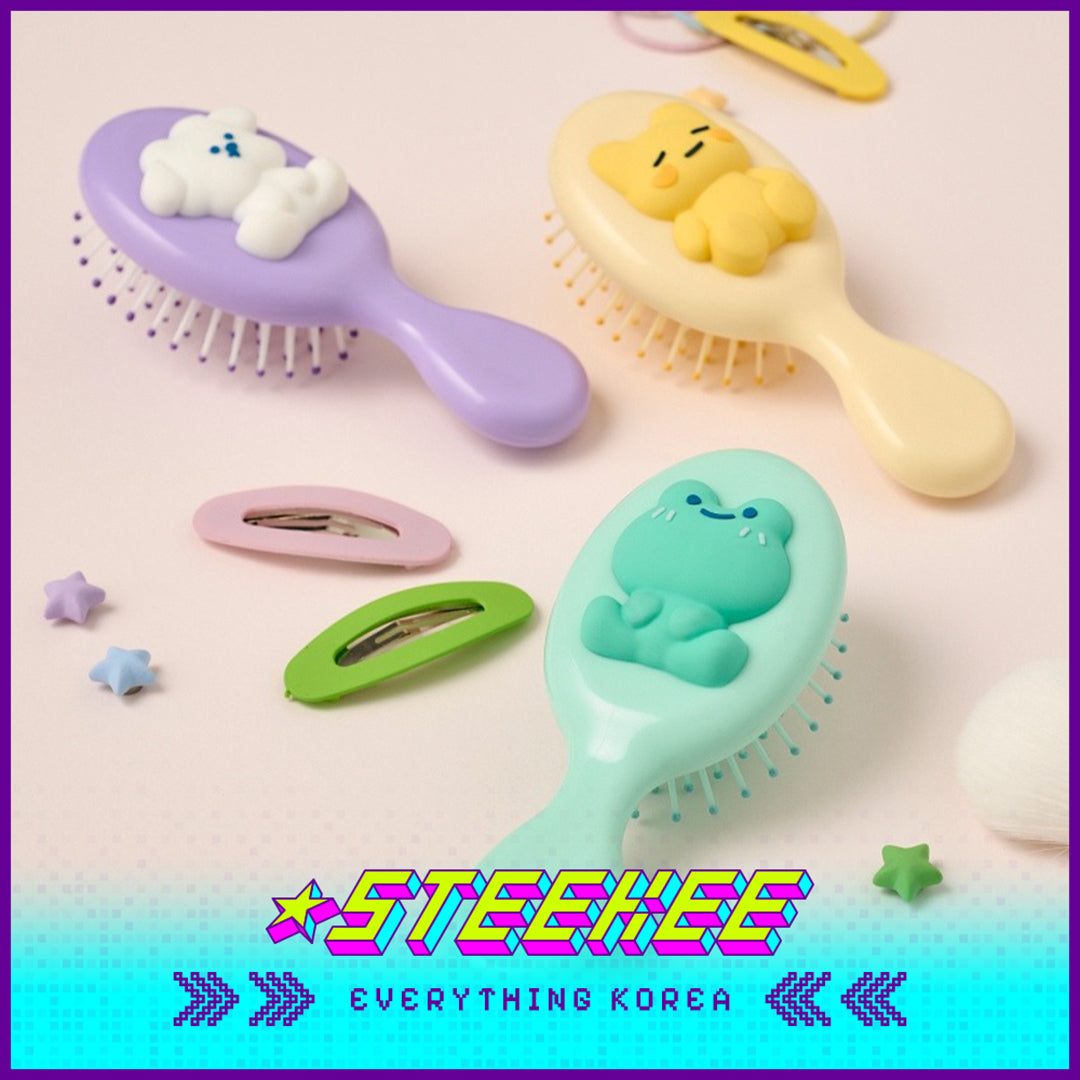 BUTTER SHOP Cute Portable Mini Hairbrush Comb by Steekee Korea 4358
