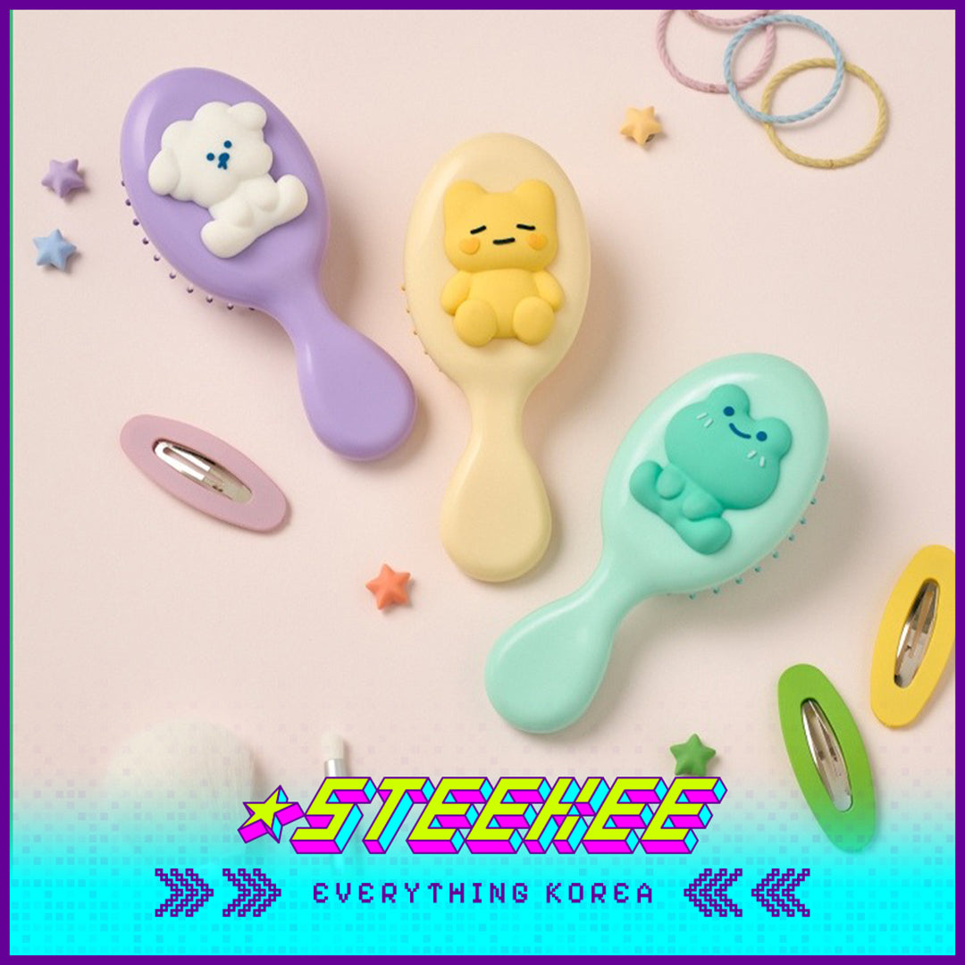 BUTTER SHOP Cute Portable Mini Hairbrush Comb by Steekee Korea 4358
