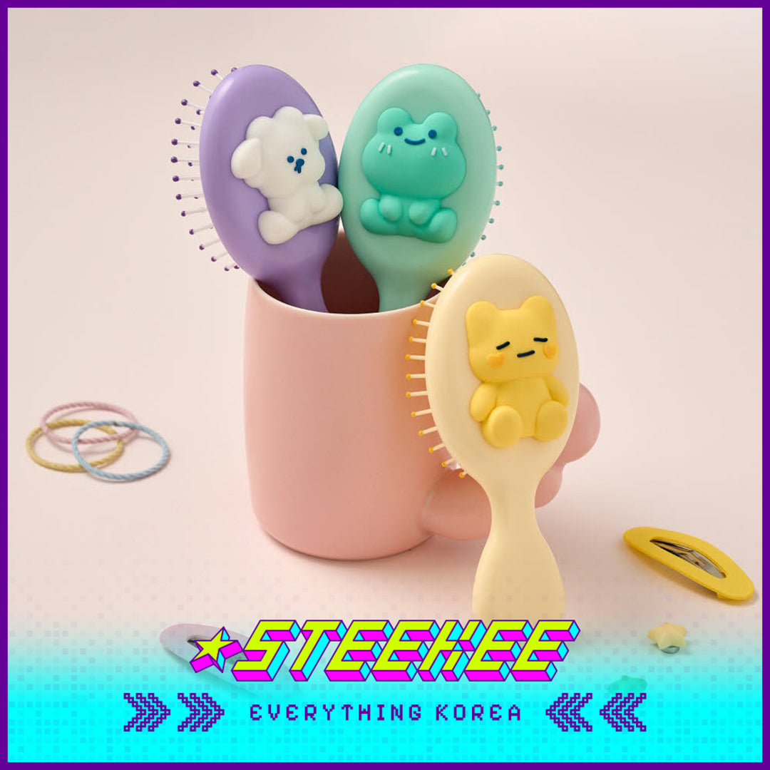 BUTTER SHOP Cute Portable Mini Hairbrush Comb by Steekee Korea 4358