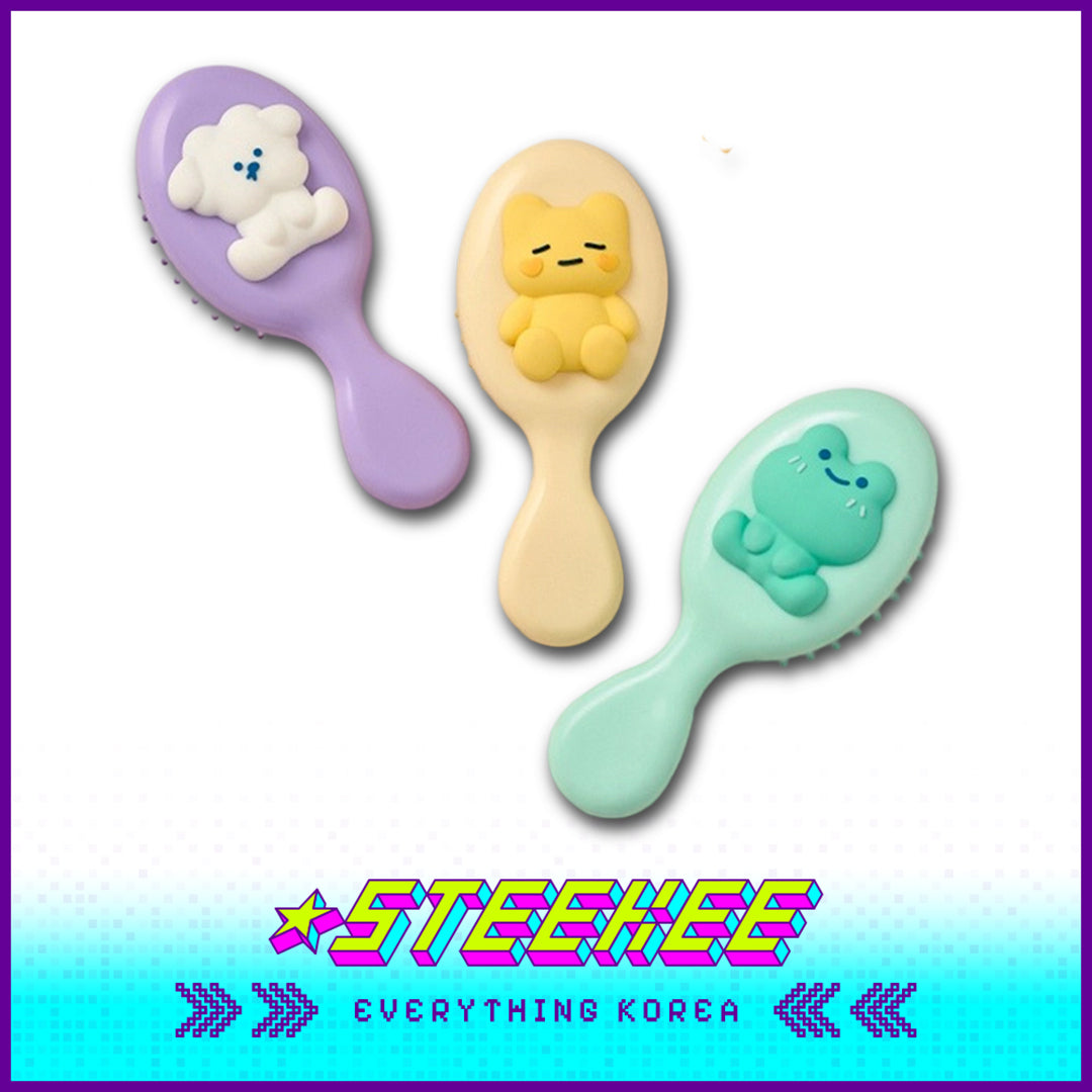 BUTTER SHOP Cute Portable Mini Hairbrush Comb by Steekee Korea 4358